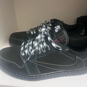 Jordan Black and White Men's Sneakers